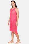 Amante Polyamide Spandex Swim Cover Up - Fandango Pink — thumbnail 2